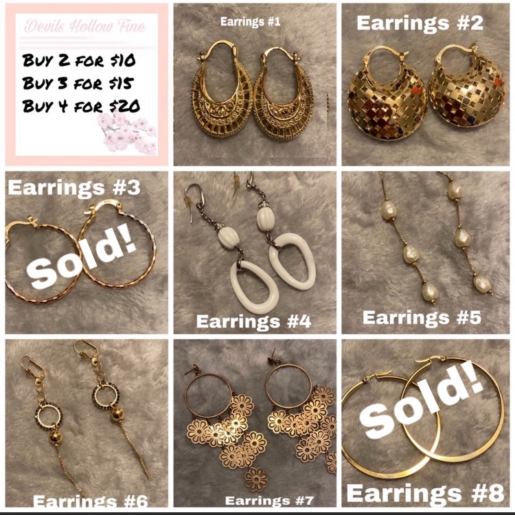 Costume Jewelry Earrings